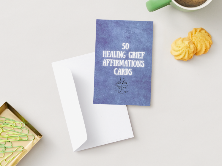 Grief & Healing Affirmation Cards – 50 Printable Comfort & Hope Quotes