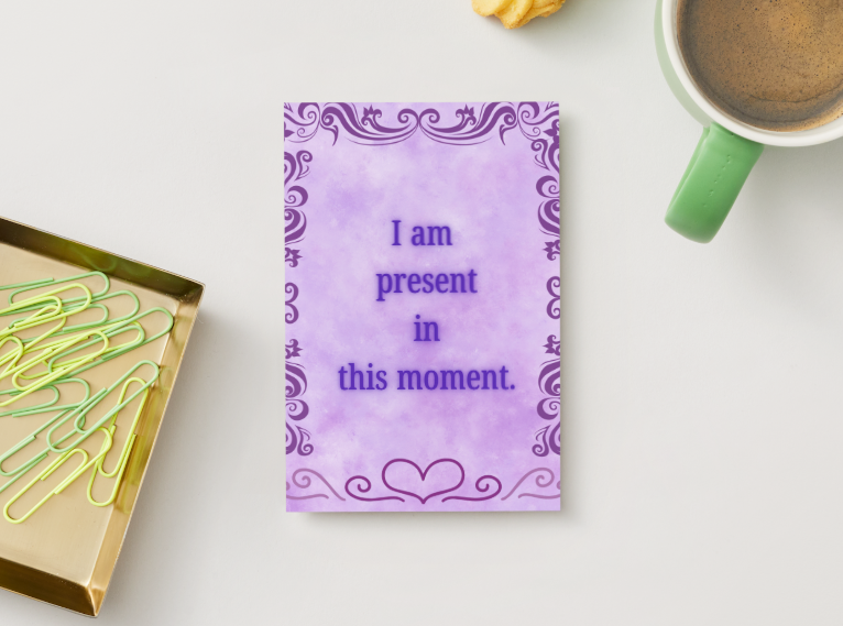 Peace & Mindfulness Affirmation Cards - 50 Cards for Calm, Positivity & Inner Peace