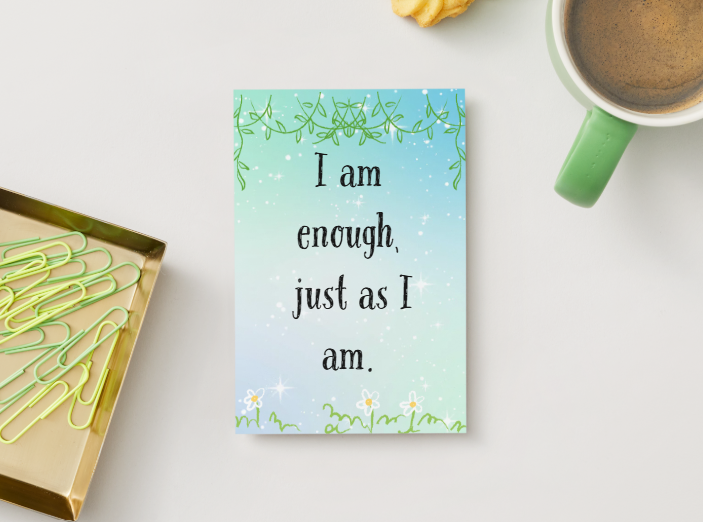 Self-Love Affirmation Cards - 50 Positive Mindset Affirmations